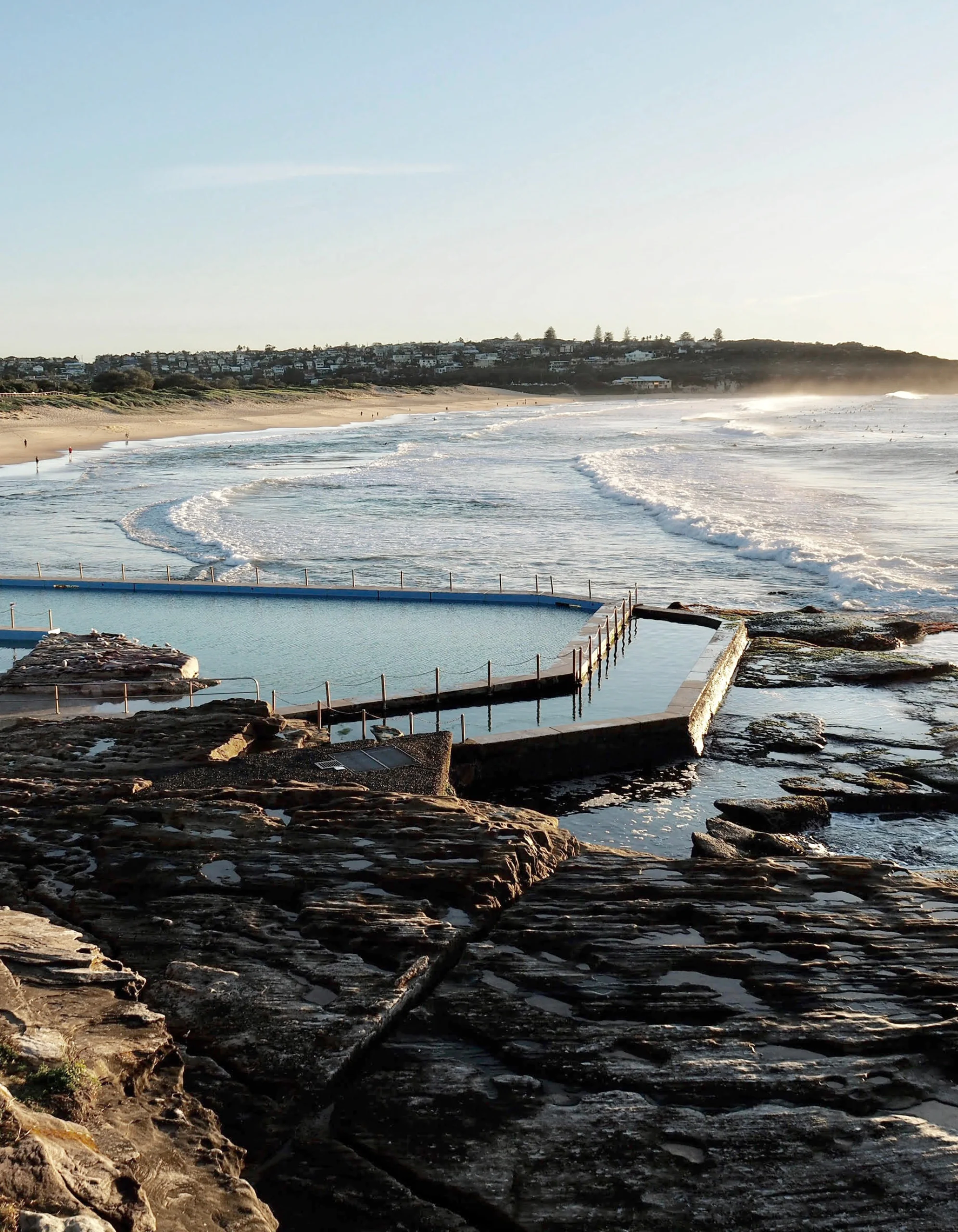 The beach and ocean near South Pacific Private in Curl Curl